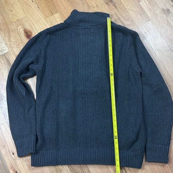 NEW Vintage 2011 express chunky double breast button knit heavy sweater XL gray - Picture 4 of 12